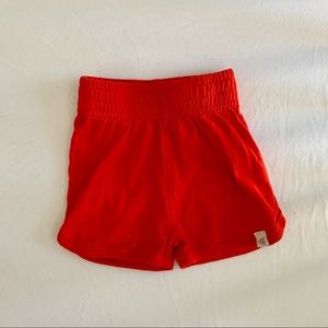 Burt’s Bees 🐝 organic red baby shorts